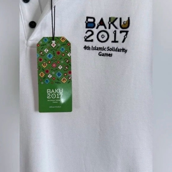 Other - Baku 2017 White Polo Shirt.